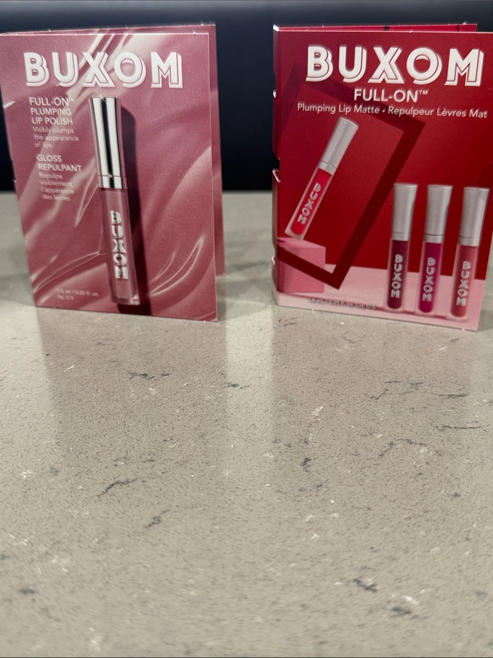 Buxom Lip Polish & Gloss  set of Two Mini Size, new